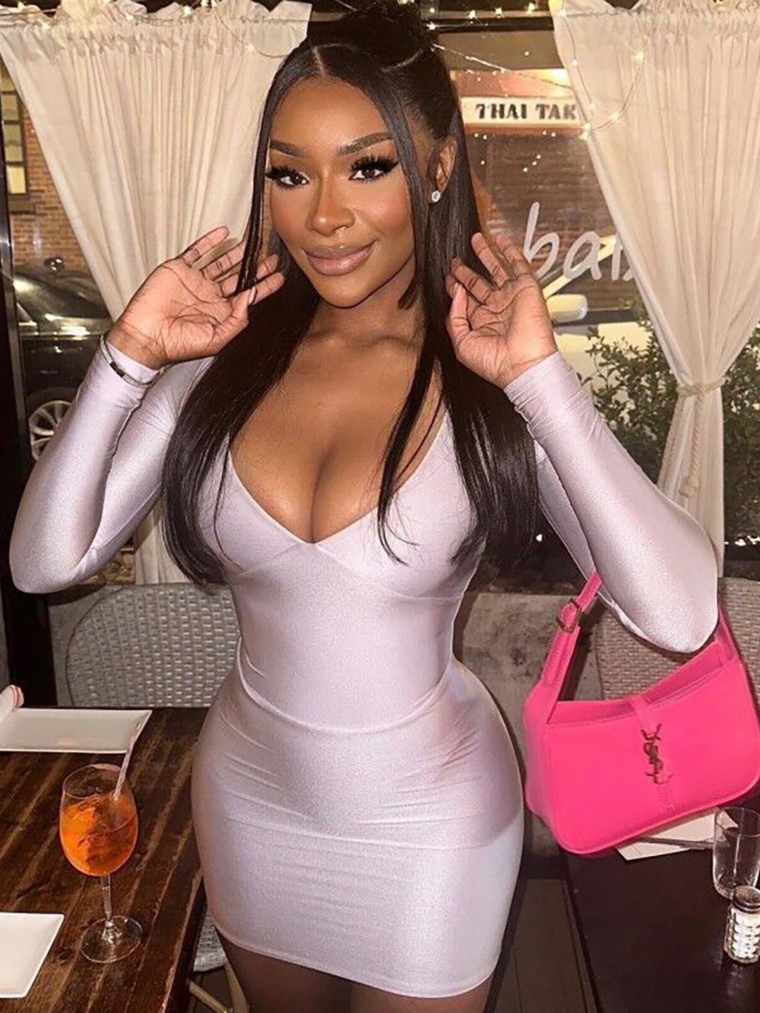 

StyleCast Women Bodycon Dress, Pink