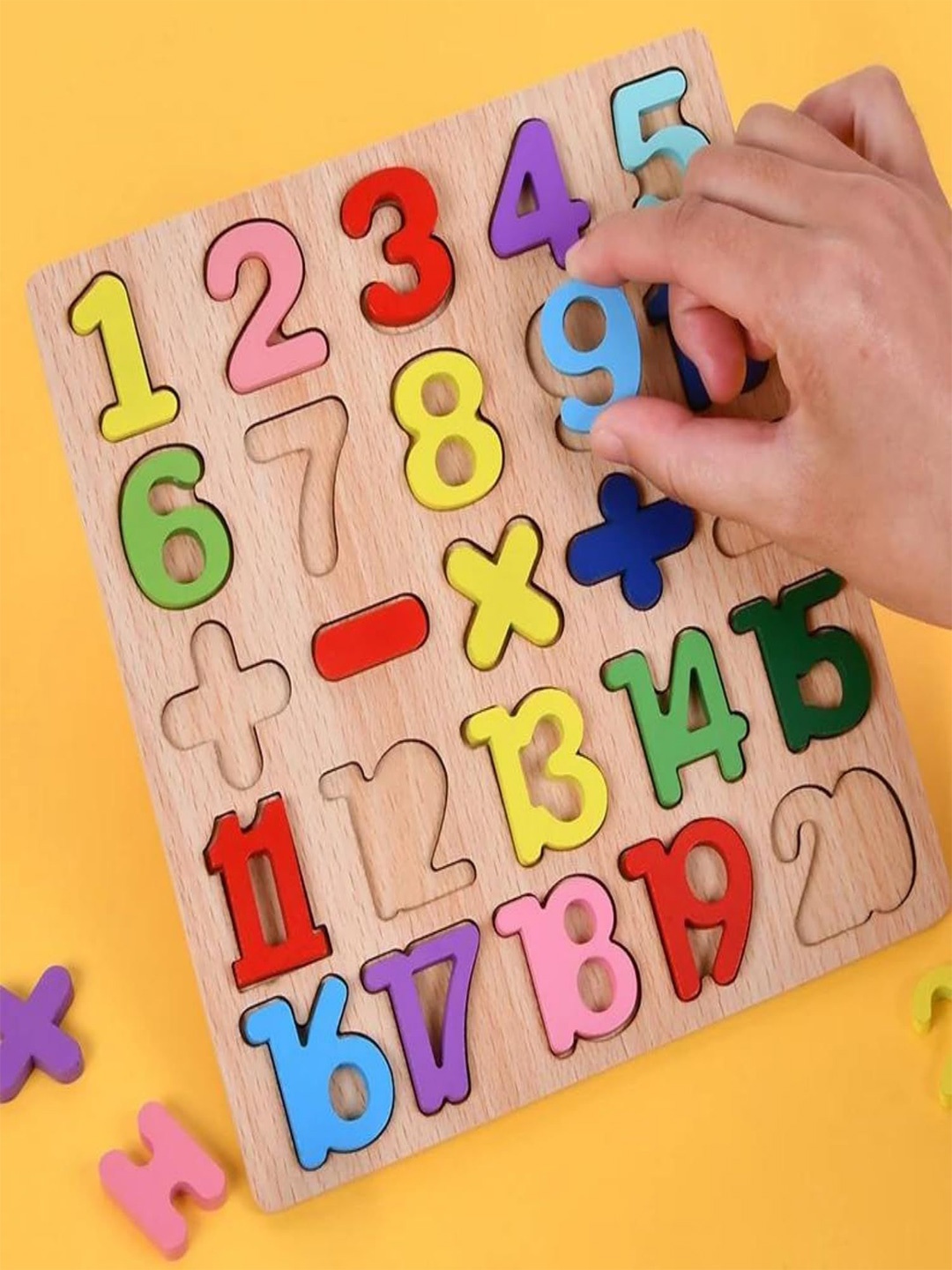MUREN Kids - Unisex Non-Allergic Puzzles Activity Toys and Games, Brown