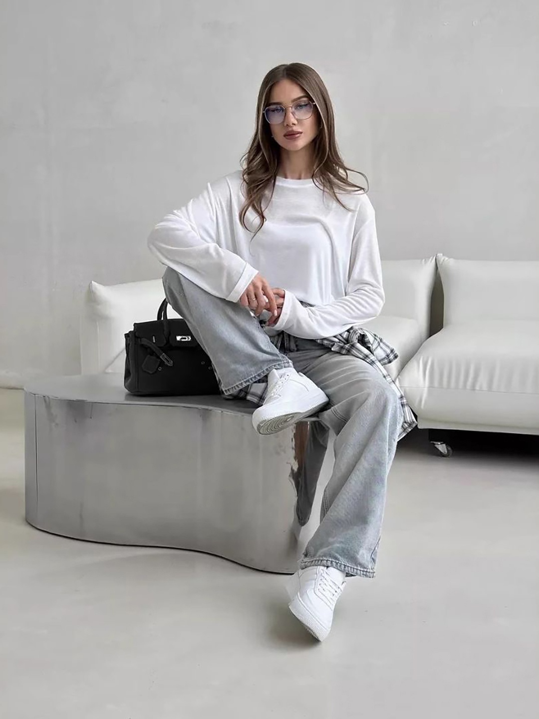 

StyleCast Women Longline Top, White