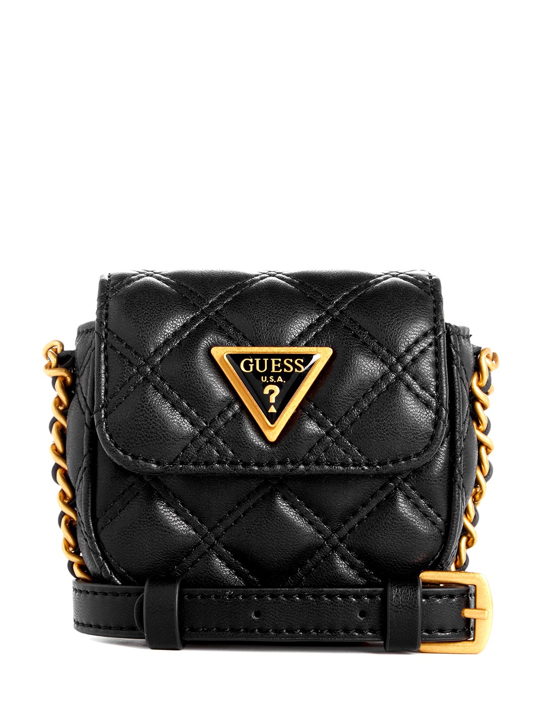 

GUESS Micro Mini Quilted Sling Bag, Black