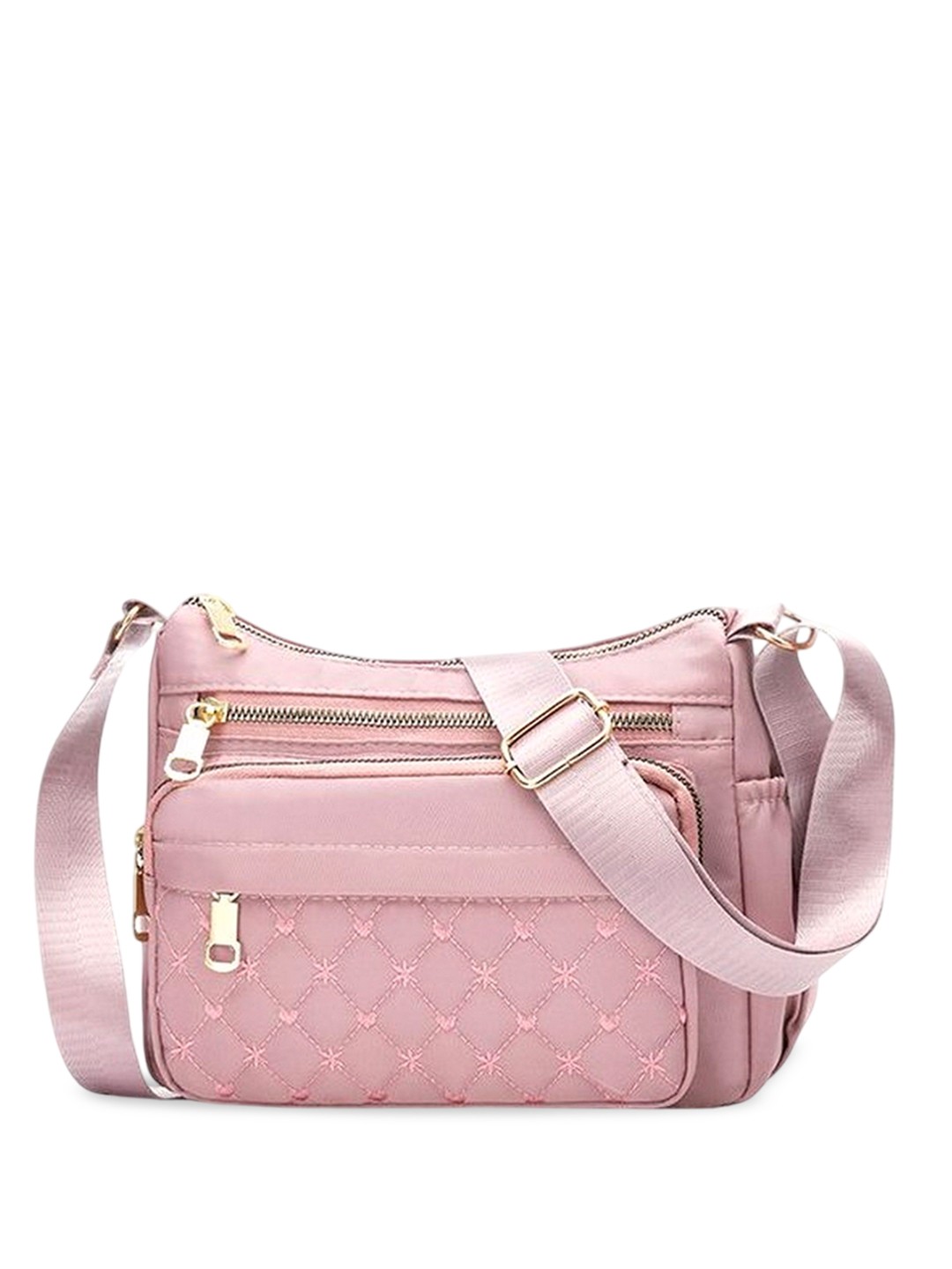 

Diva Dale Women Solid Crossbody Sling Bag, Pink