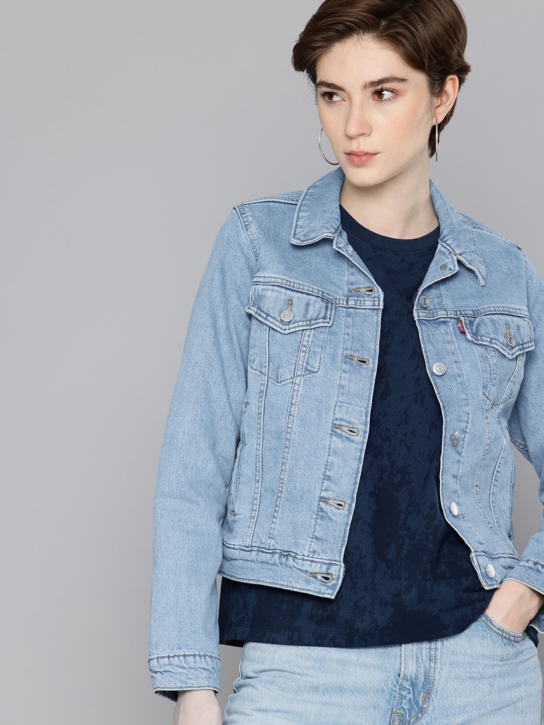 

Levis Spread Collar Denim Jacket, Blue