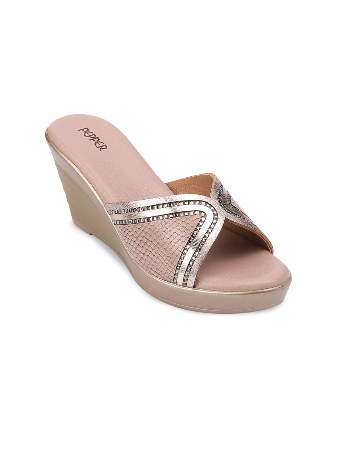 

PEPPER Women Wedge Sandals, Nude