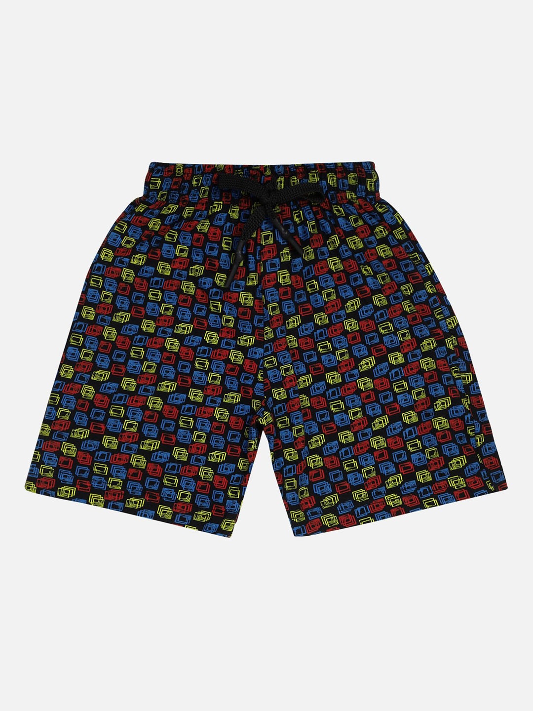 

DYCA Boys Cotton Printed Regular Fit Fashion Shorts, Black