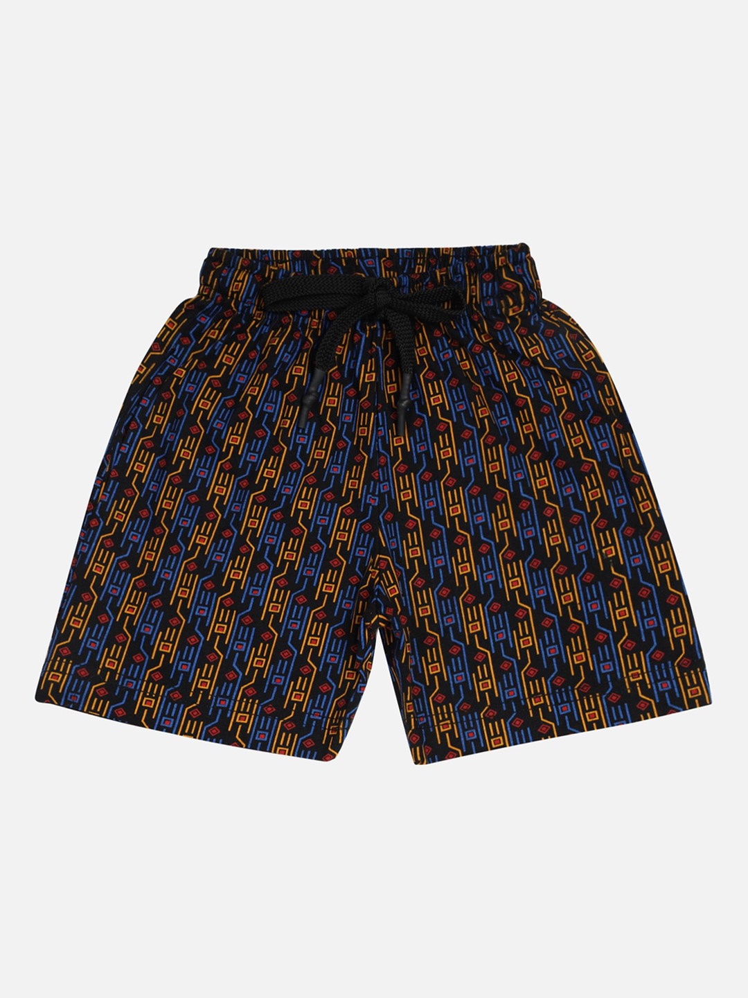 

DYCA Boys Cotton Printed Regular Fit Shorts, Black
