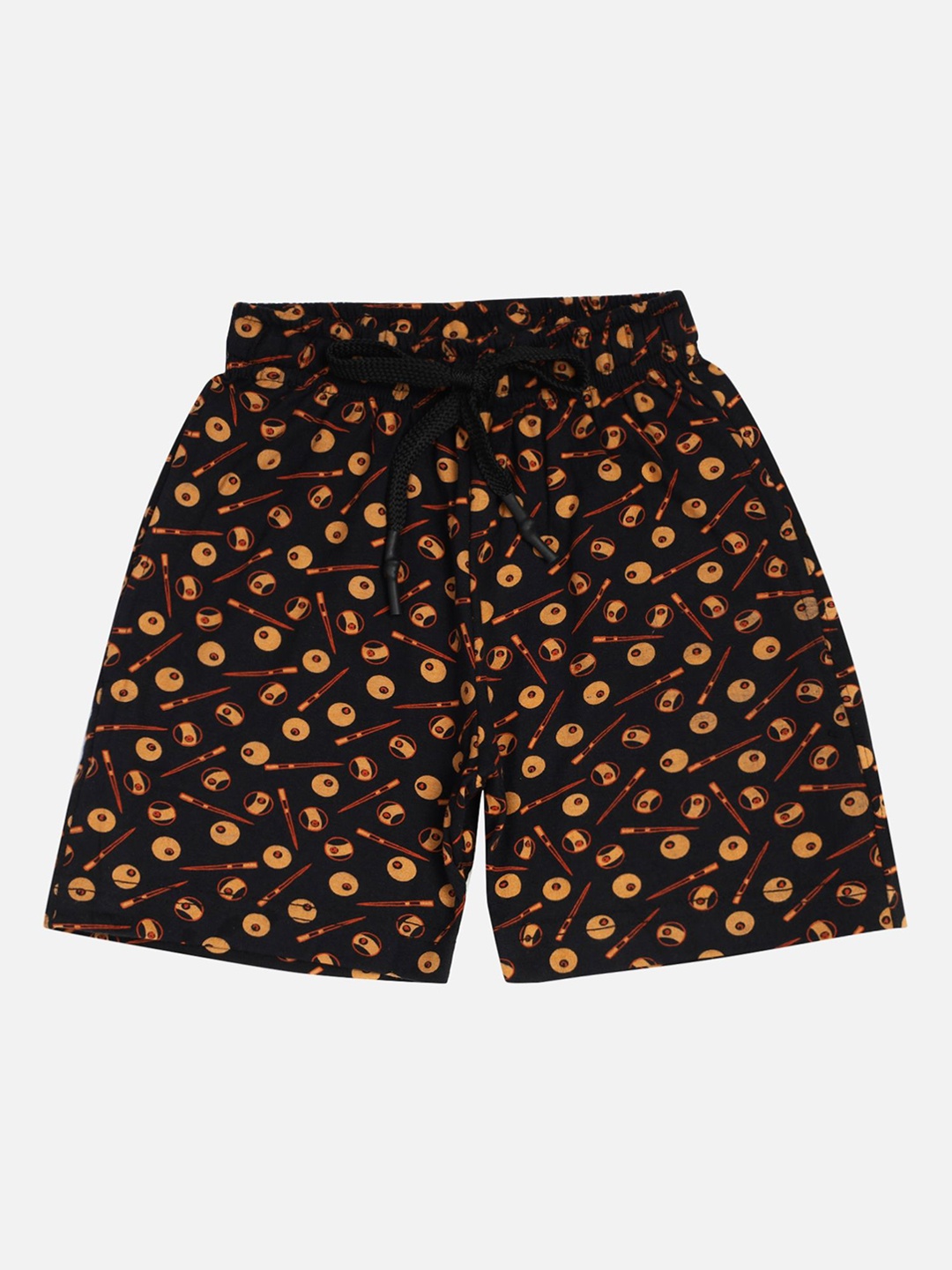 

DYCA Boys Printed Regular Fit Shorts, Black