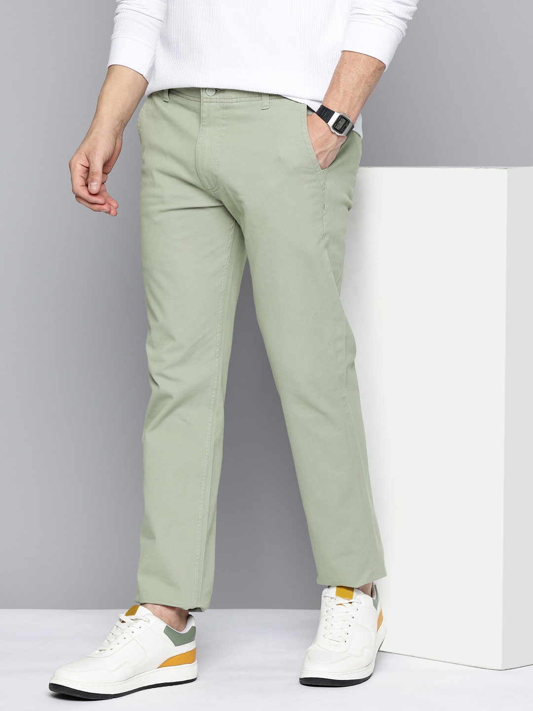 

Levis Men Slim Fit Chinos Trousers, Sea green
