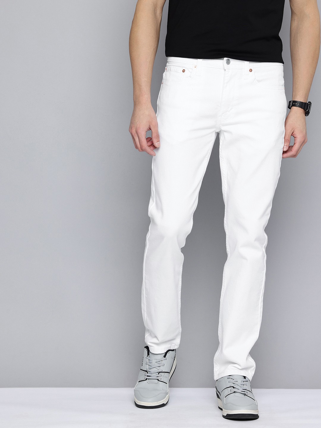 

Levis Men 511 Slim Fit Stretchable Jeans, White