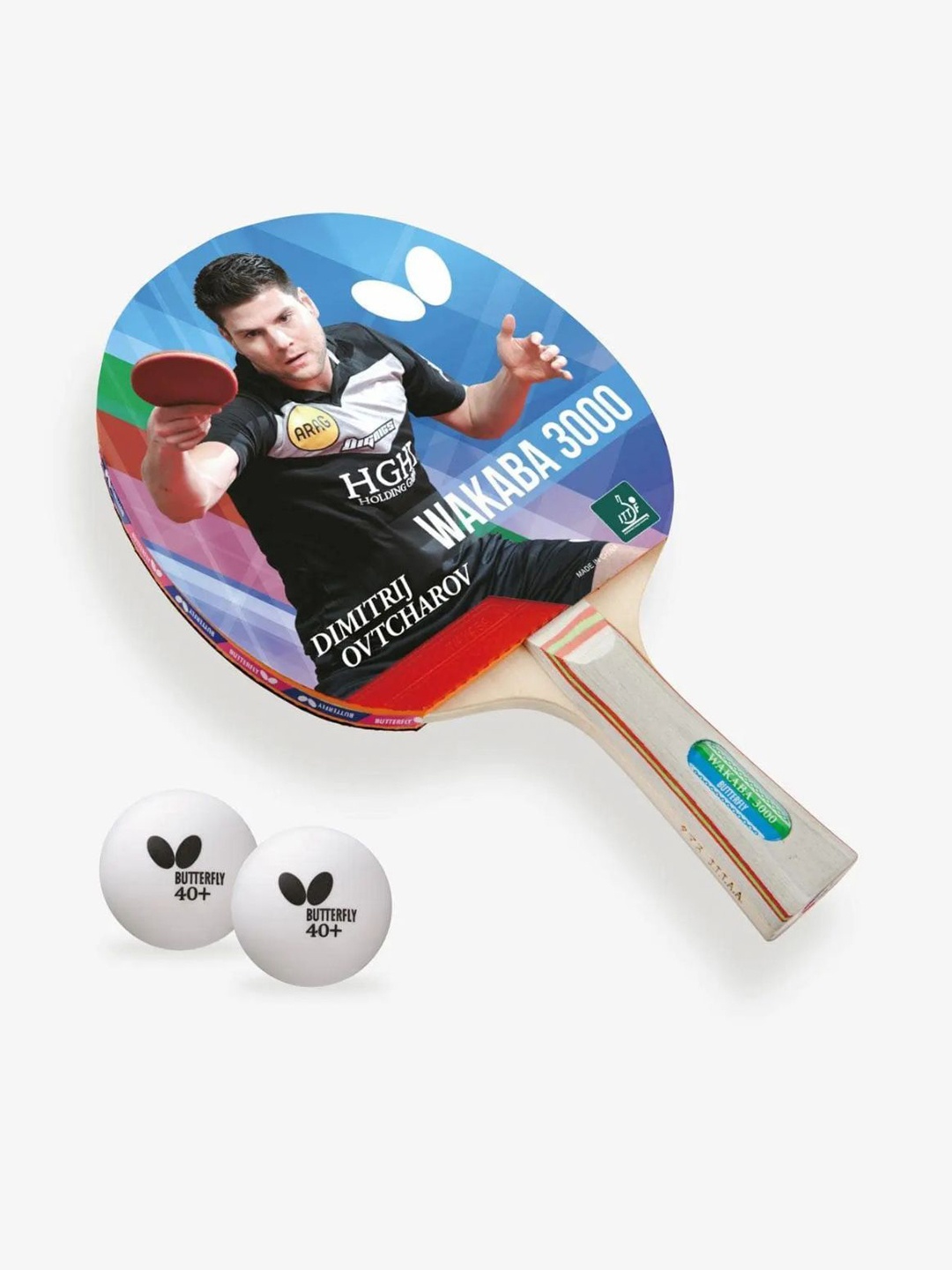 

butterfly Wakaba 3000 Table Tennis Kits, Brown