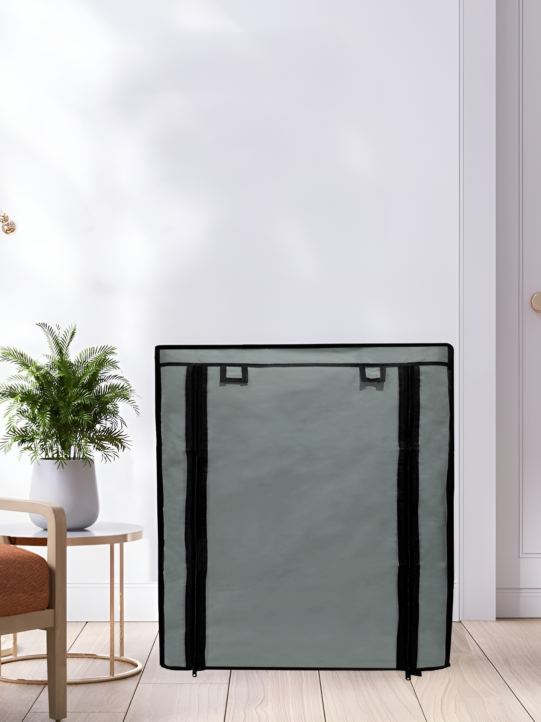 

Urban Choice Grey & Black Water Resistant 120 GSM Zipper 4 Layer Shoe Rack Cover