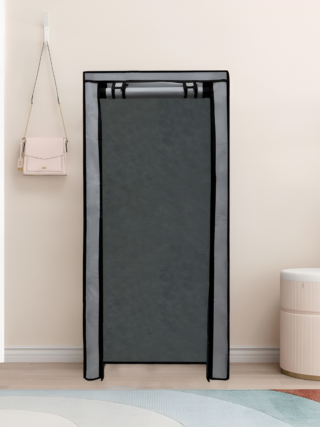 

Urban Choice Grey & Black Water Resistant 120 GSM Zipper 9 Layer Shoe Rack Cover