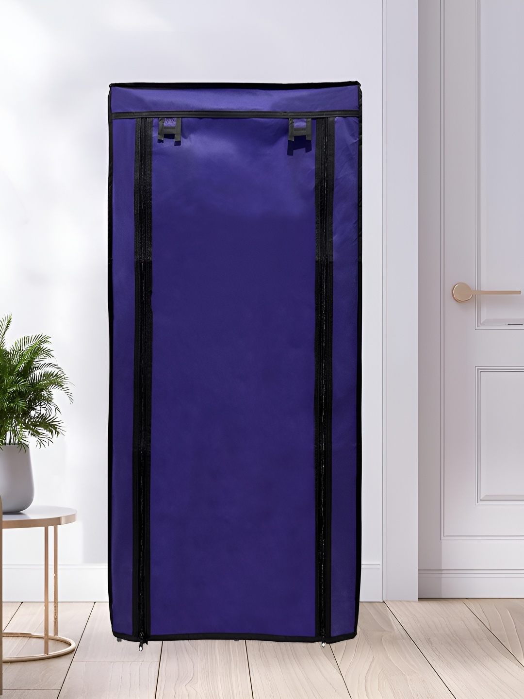 

Urban Choice Blue & Black Water Resistant 120 GSM Zipper 9 Layer Shoe Rack Cover