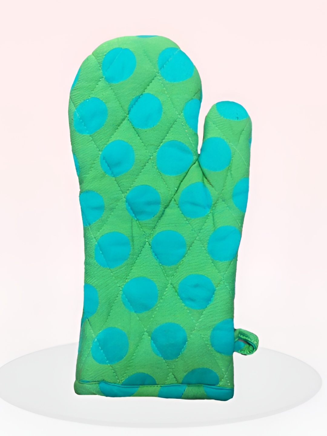 

SAJAVAT Green & Blue Printed Pure Cotton Oven Glove