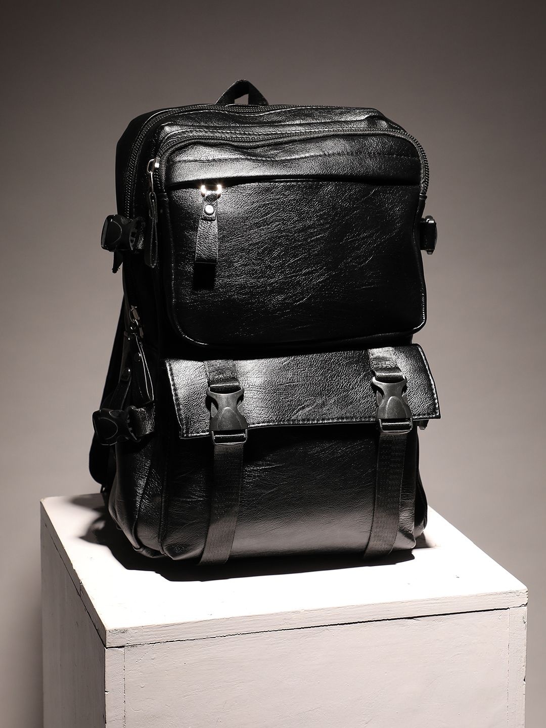 

French Accent Men Backpack, Black
