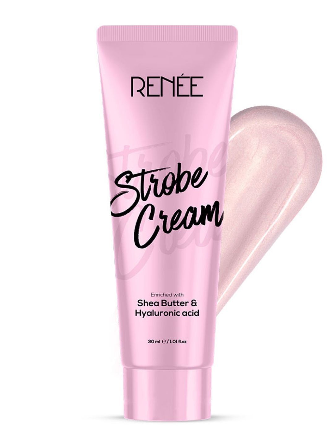

Renee Strobe Cream Face Highlighter With Shea Butter & Hyaluronic Acid - 30 ml, White