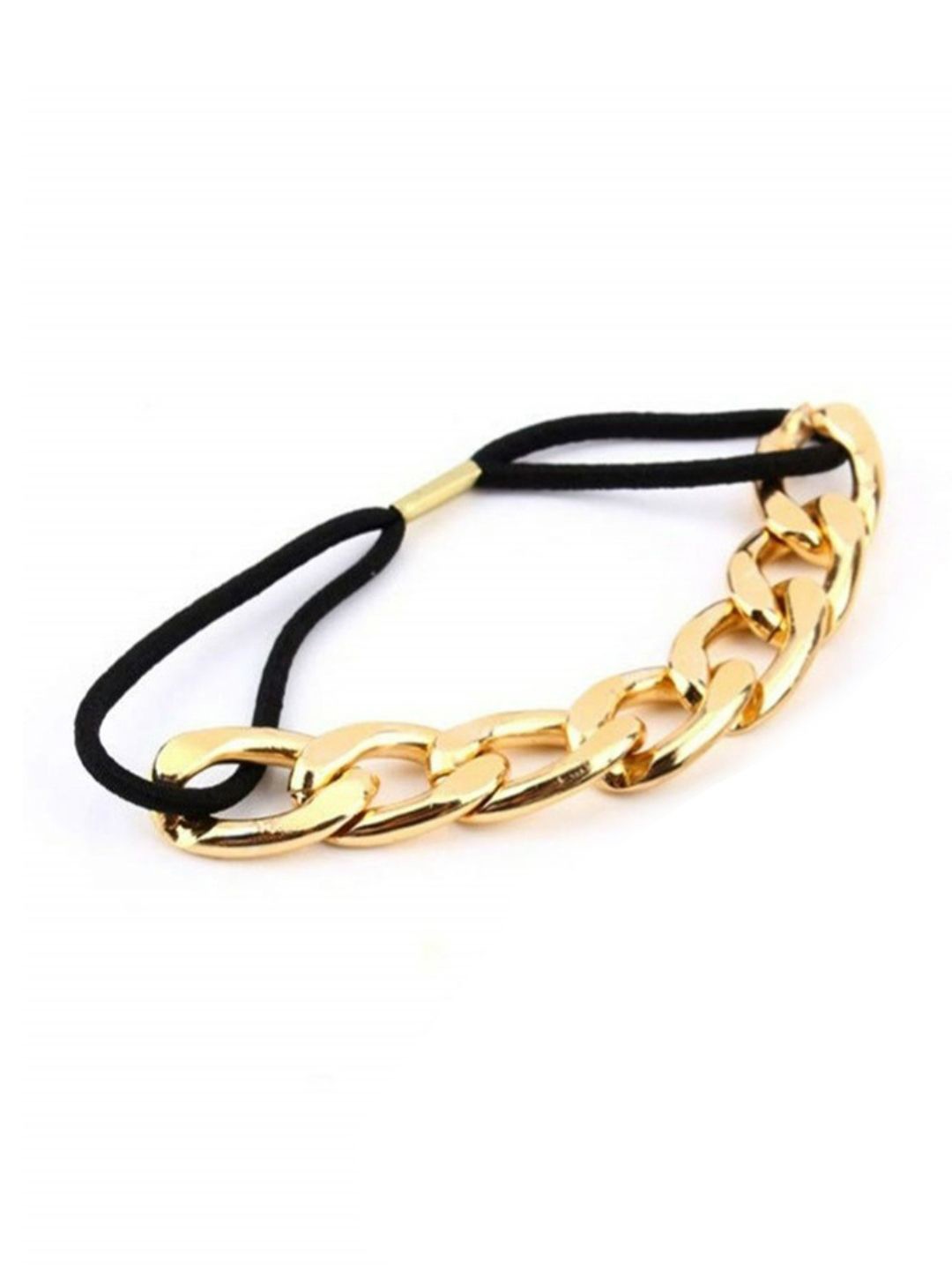

DressBerry Women Embellished Ponytail Holders, Gold
