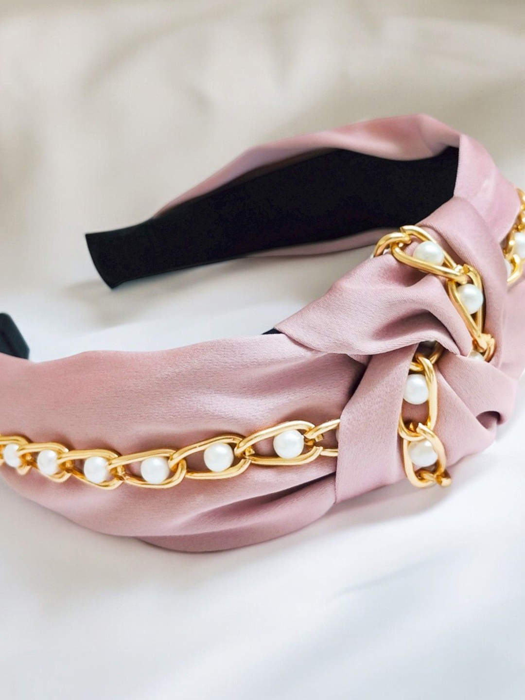 

DressBerry Women Embellished Hairband, Pink