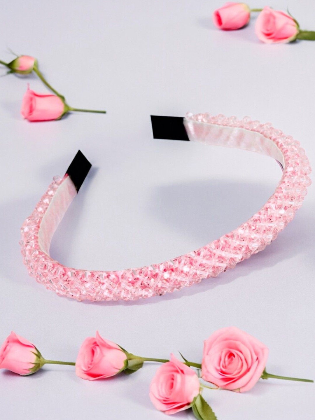 

DressBerry Women Embellished Hairband, Pink