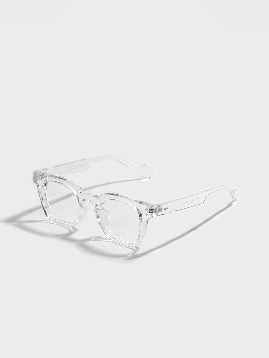 

SAM & MARSHALL Unisex Full Rim Wayfarer Frames, White