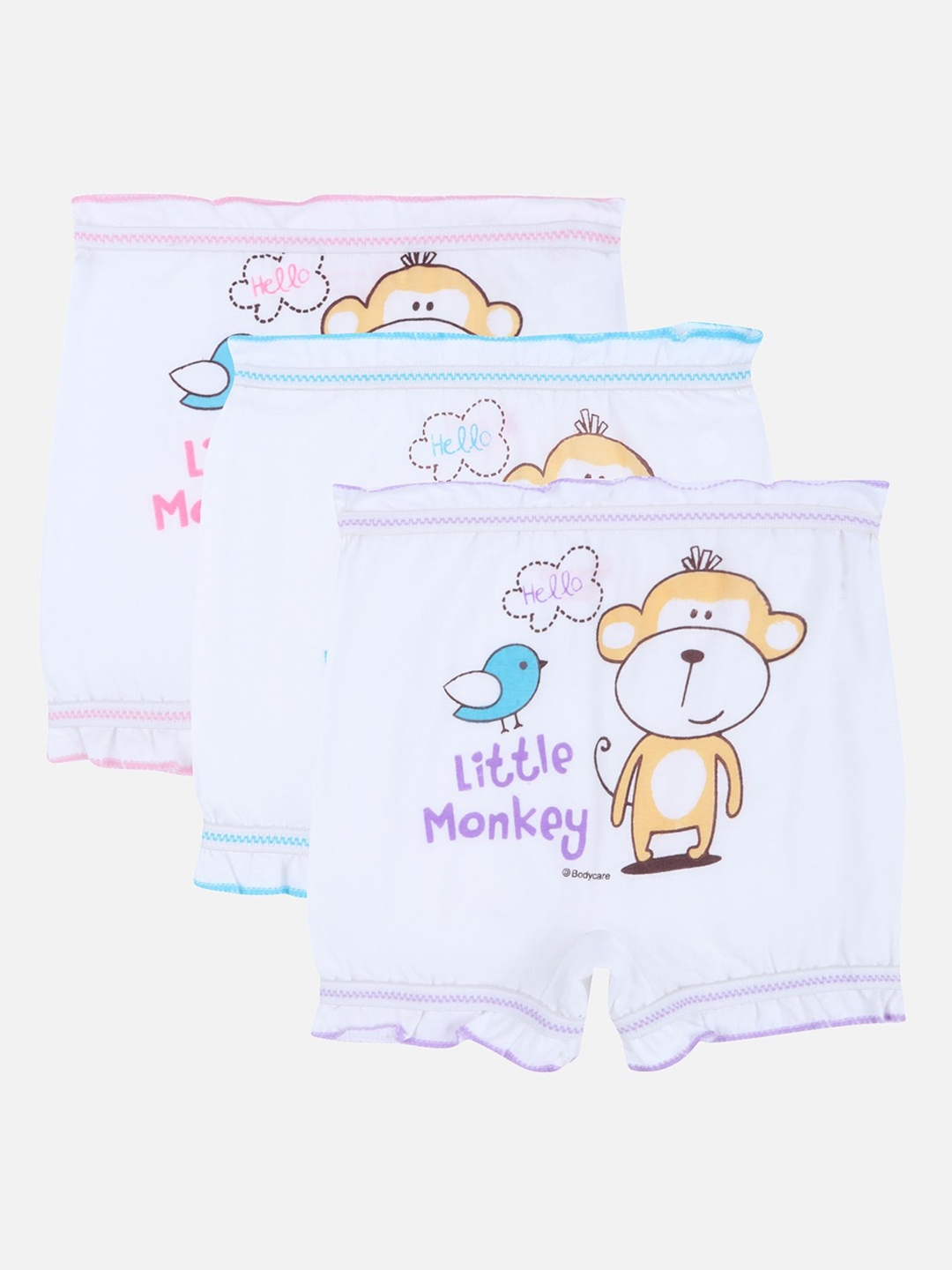 

DYCA Kids Pack Of 3 Basic Briefs, White