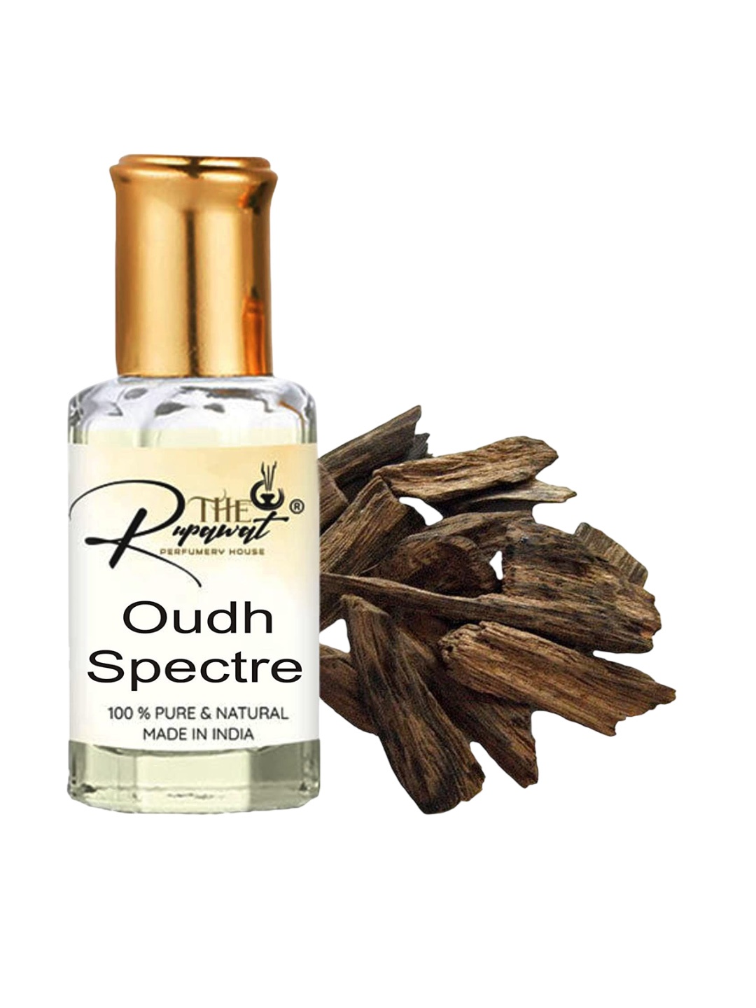 

THE RUPAWAT Perfumery House Oud Spectre Natural & Alcohol Free Attar - 12 ml, Transparent