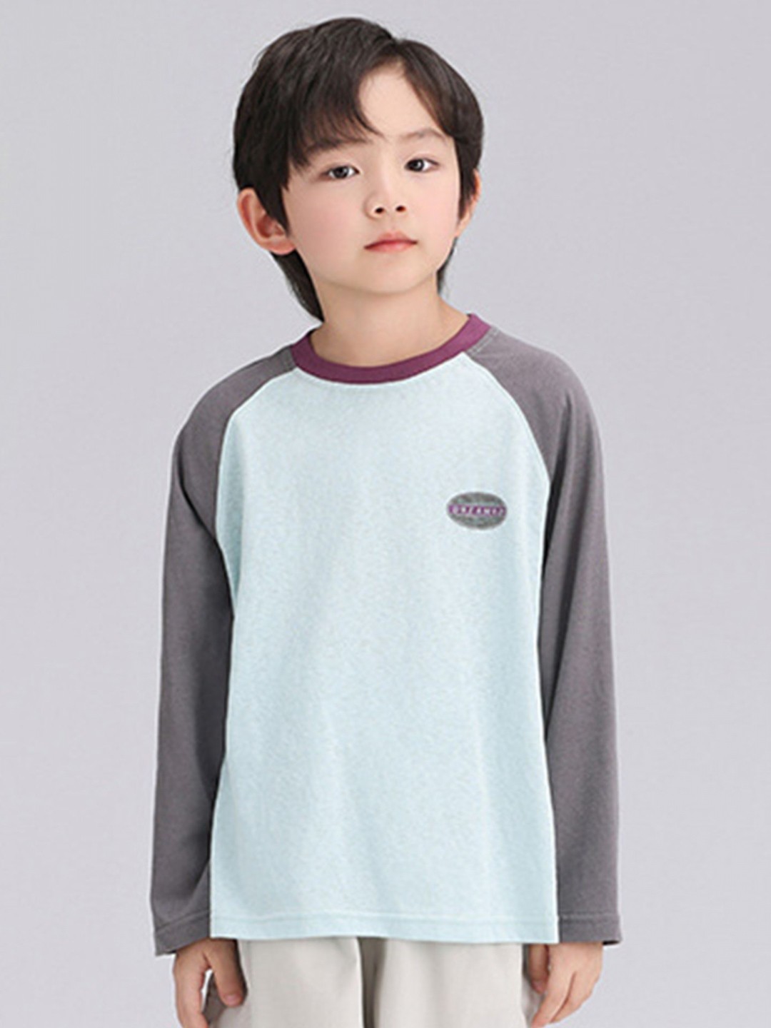 

LULU & SKY Boys Typography Printed Round Neck Relaxed Fit T-shirt, Blue