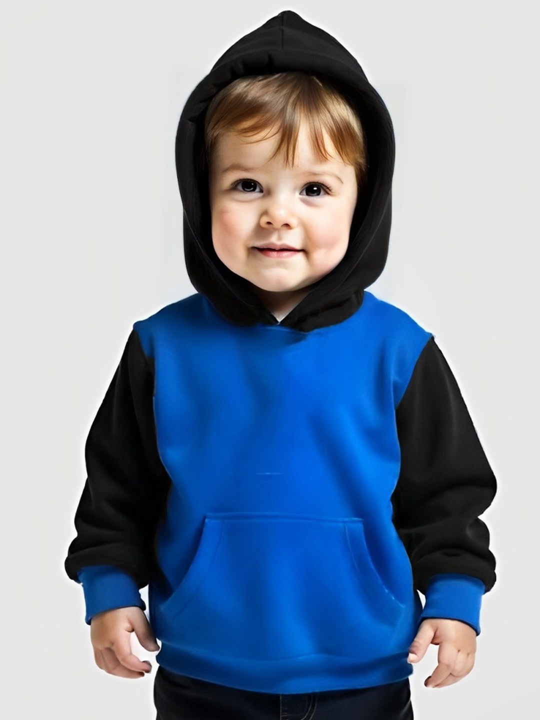 

BAESD Unisex Kids Colourblocked Sweatshirt, Blue