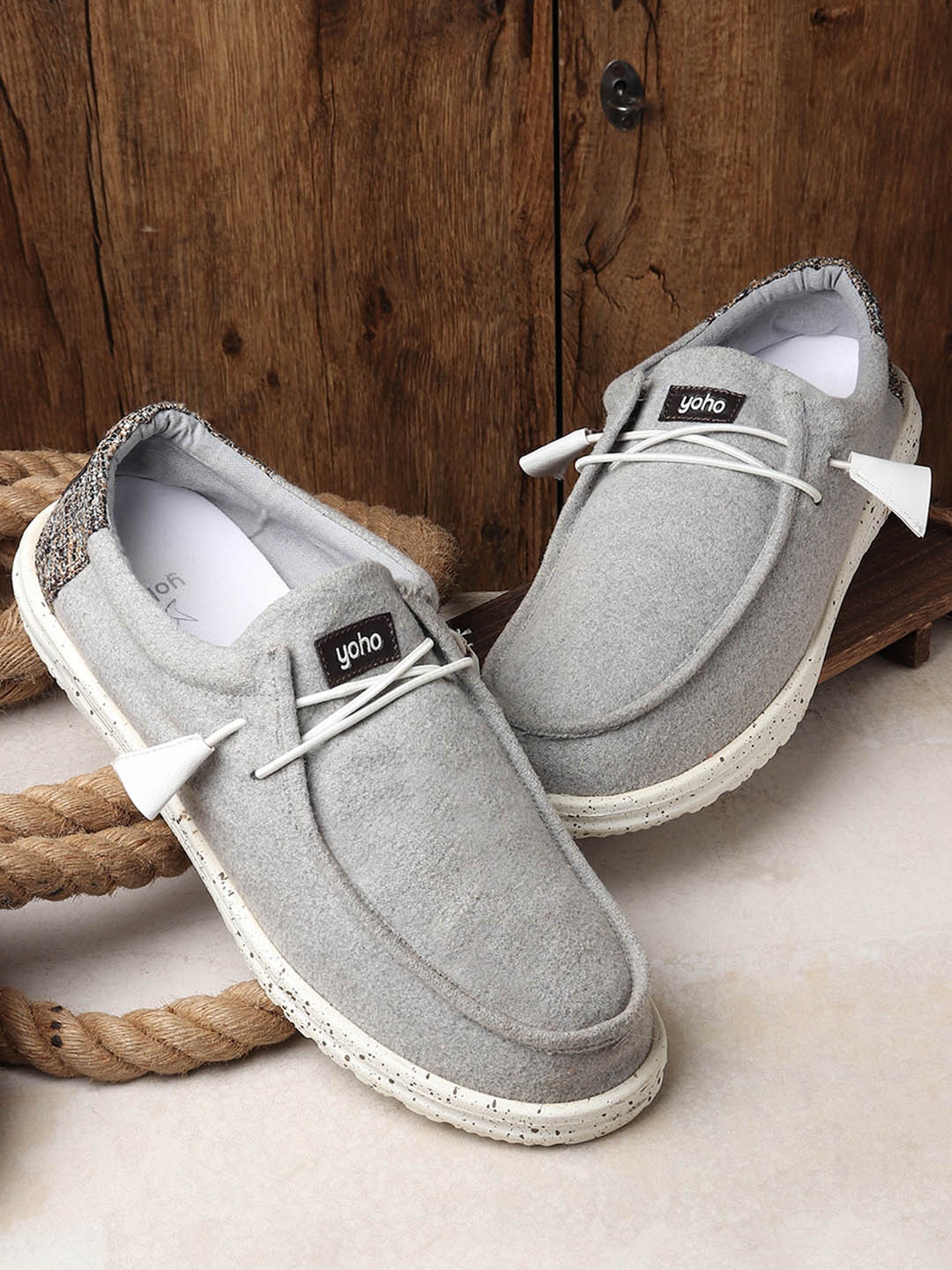 

YOHO Wafu Men Lightweight Casual Shoe, Grey