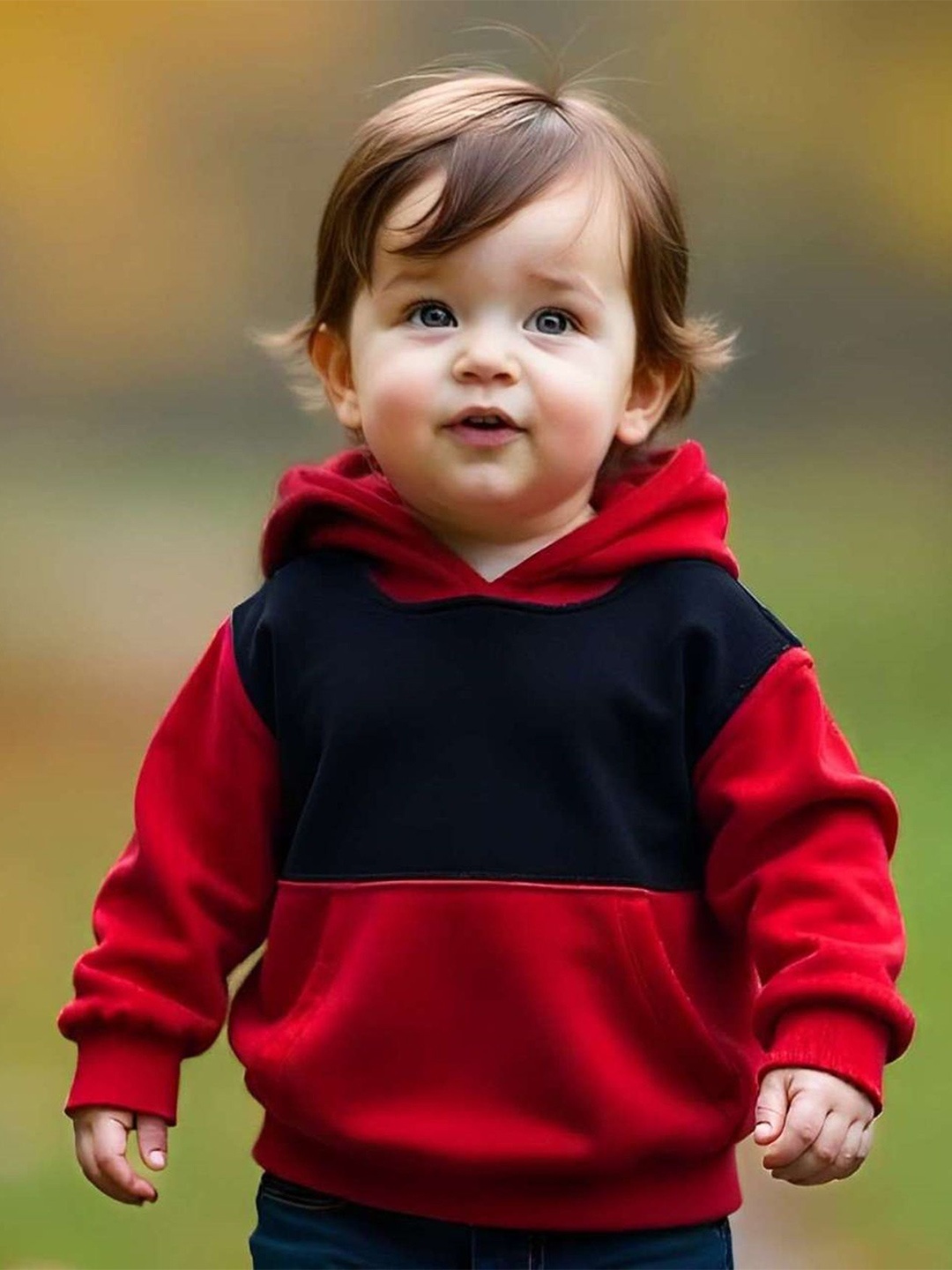 

BAESD Unisex Kids Sweatshirt, Red