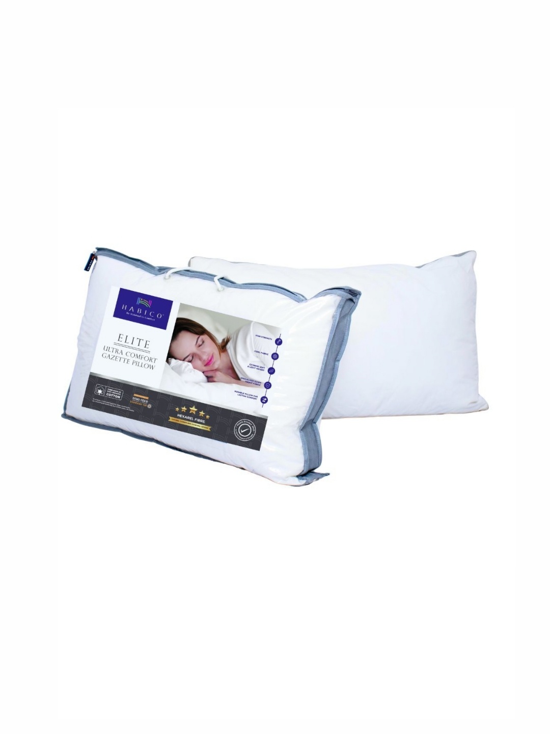 

HABICO HB Elite White Cotton Ultra Soft Sleep Pillow