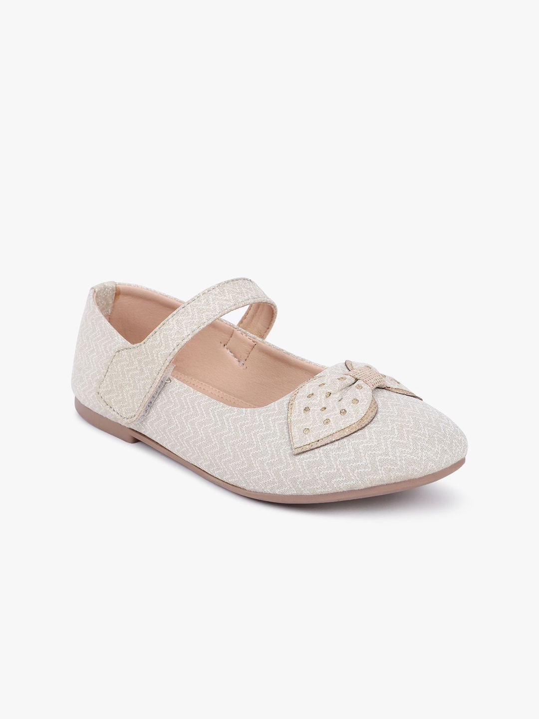 

Superminis Girls Bow Detail Ballerinas, White