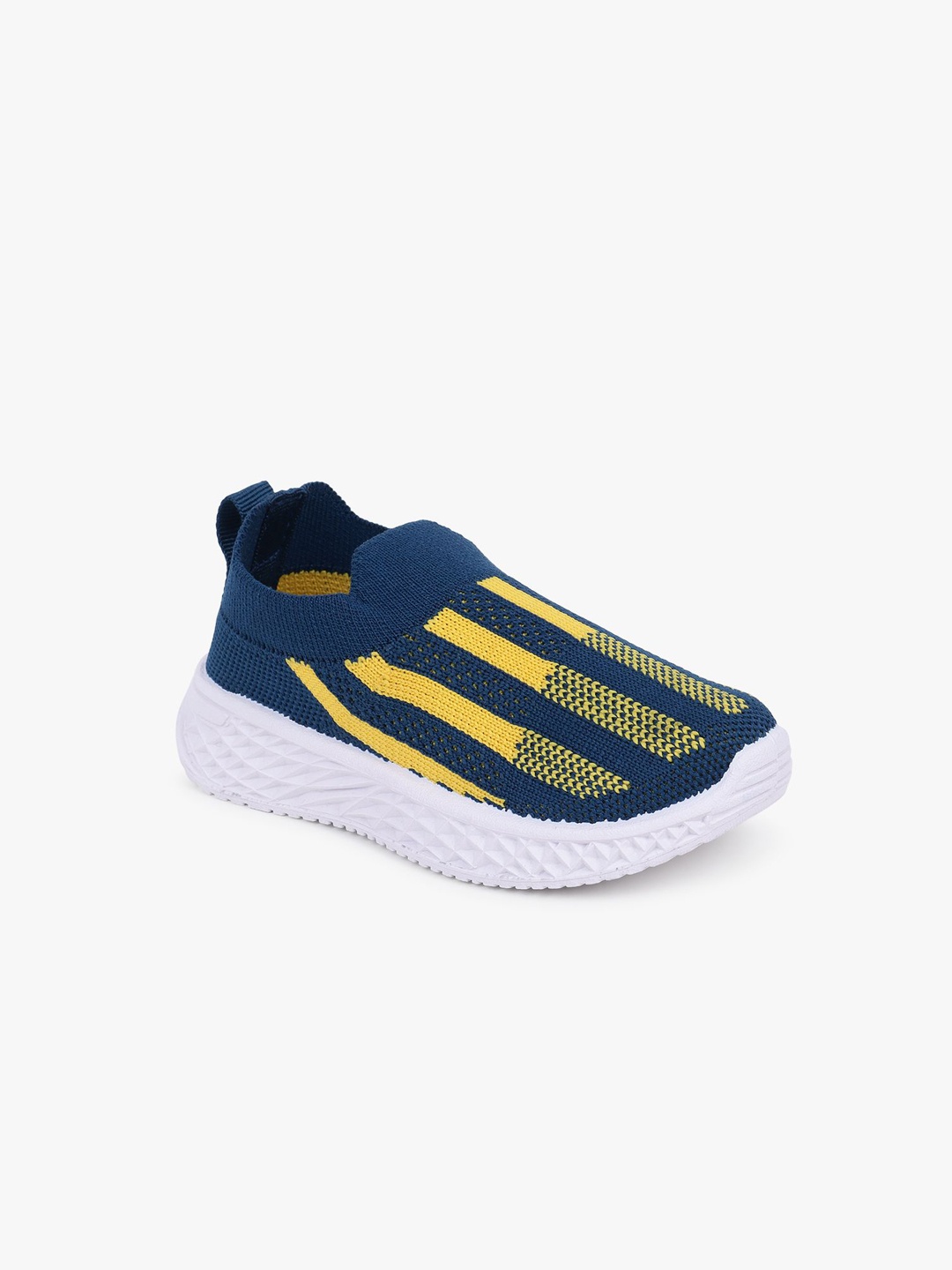 

Superminis Kids Textured Non-Marking Slip-On Sneakers, Blue