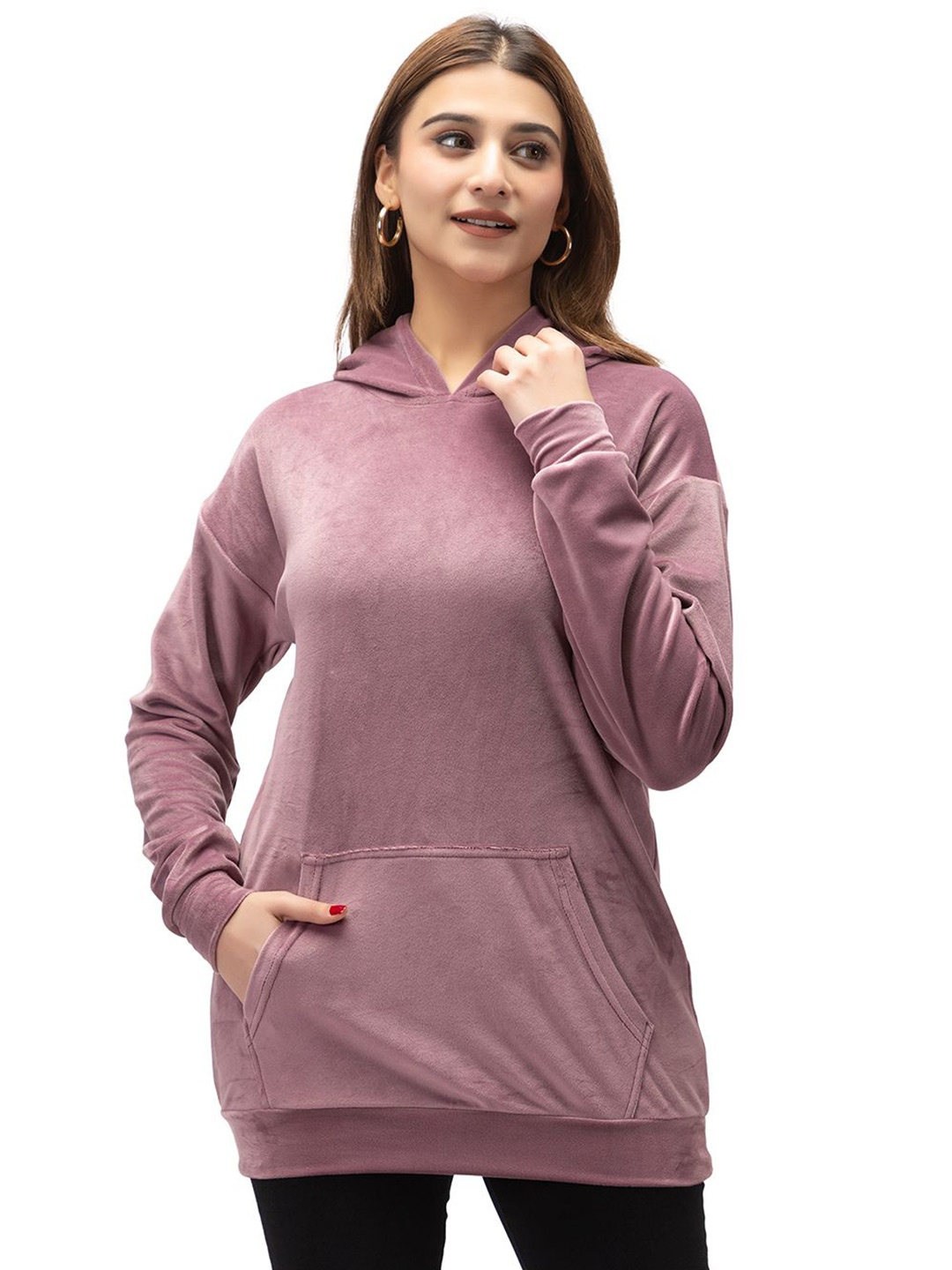 

HILFIRE REGION Women Hooded Sweatshirt, Purple