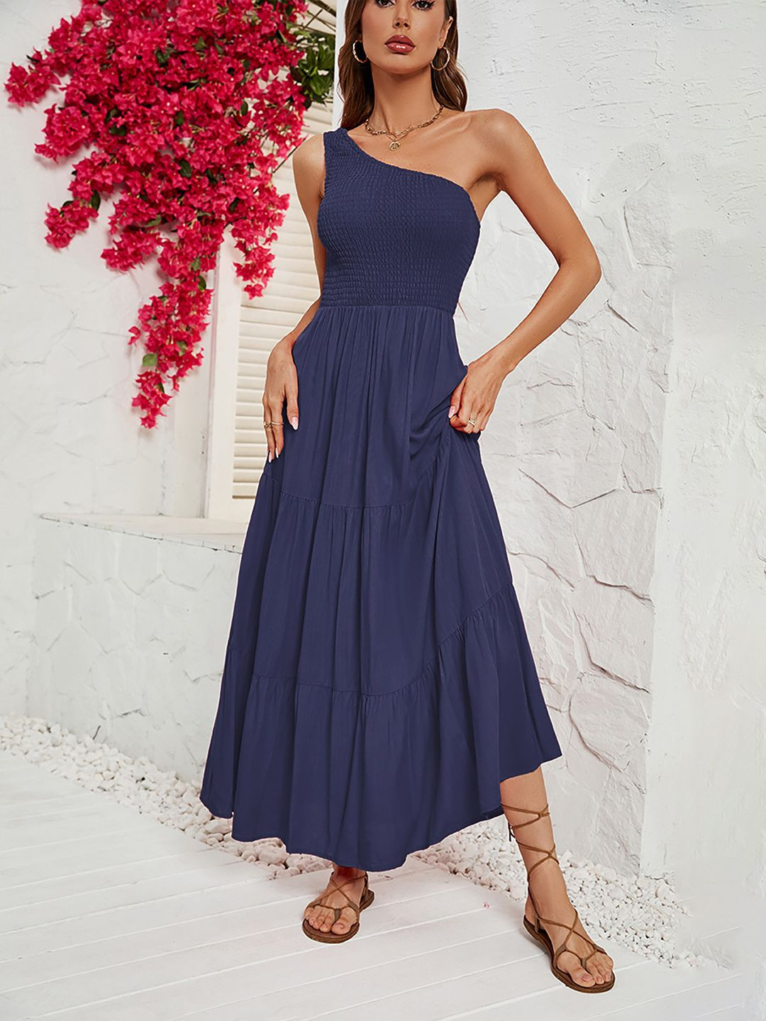 

JC Mode Women Fit and Flare Dress, Blue