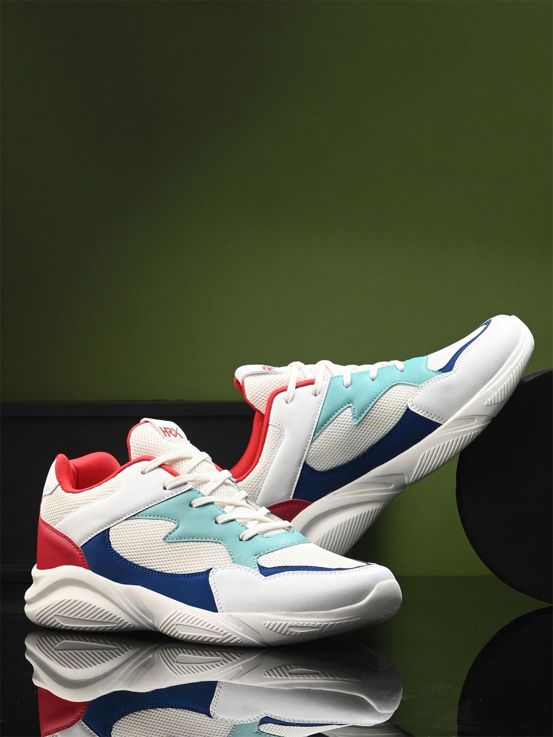 

HRX by Hrithik Roshan Unisex Mesh Running Non-Marking Shoes, Off white