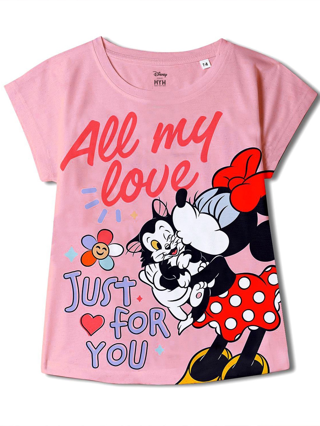 

Wear Your Mind Girls Mickey Mouse Printed Top, Pink