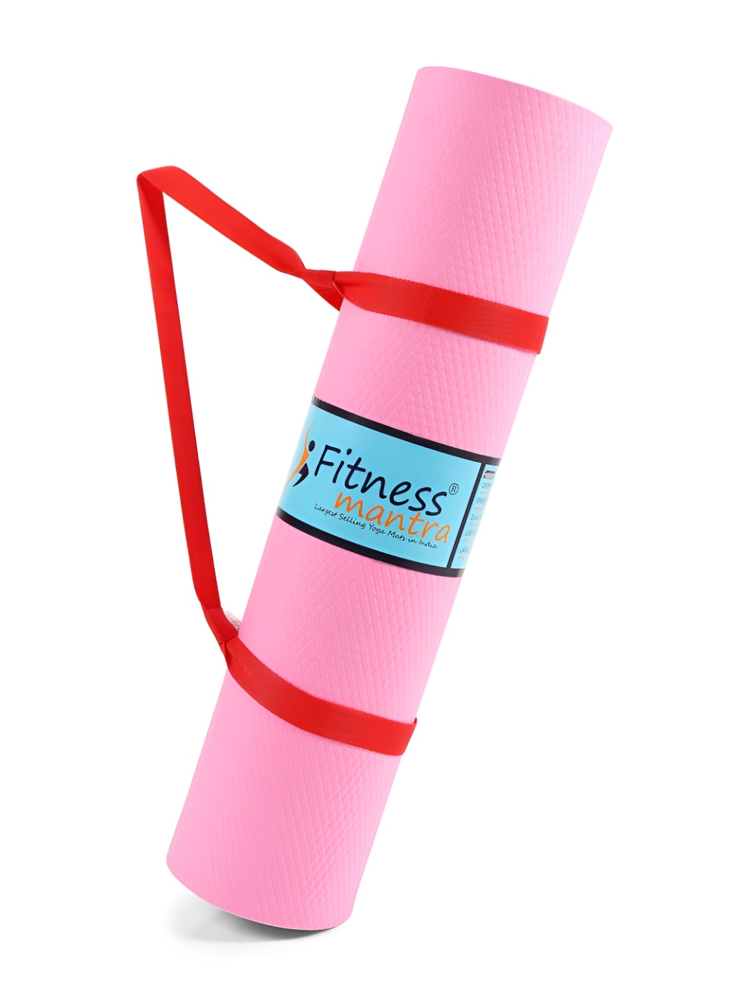 

Fitness Mantra Pink Self Designed Yoga Mat With Carrying Strap
