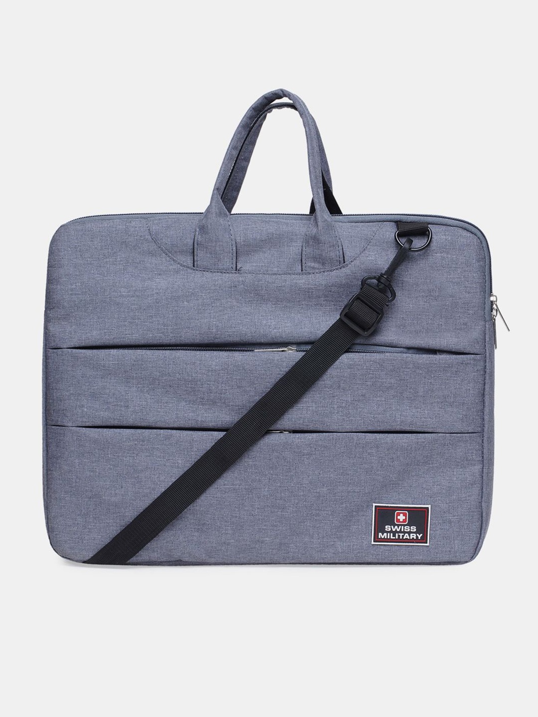 

SWISS MILITARY Unisex Textured Laptop Sleeve, Grey