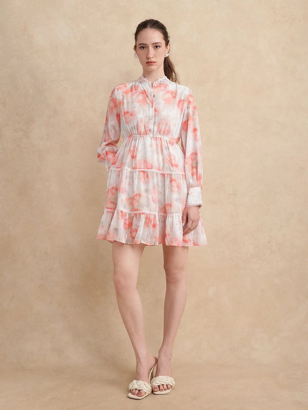 

RAREISM Viver Women Primary Off White Dresses
