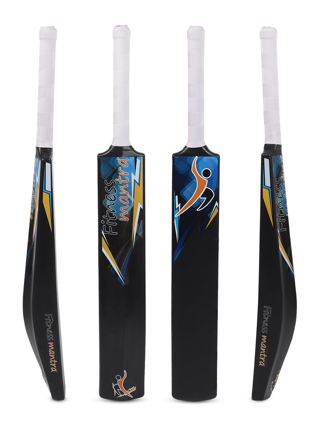 

Fitness Mantra Printed Cricket Bat, Black