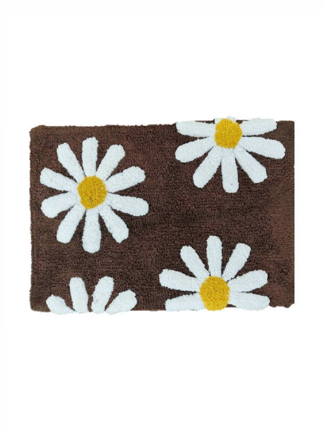 

Aura Brown & White Textured 1800 GSM Anti skidBathRugs