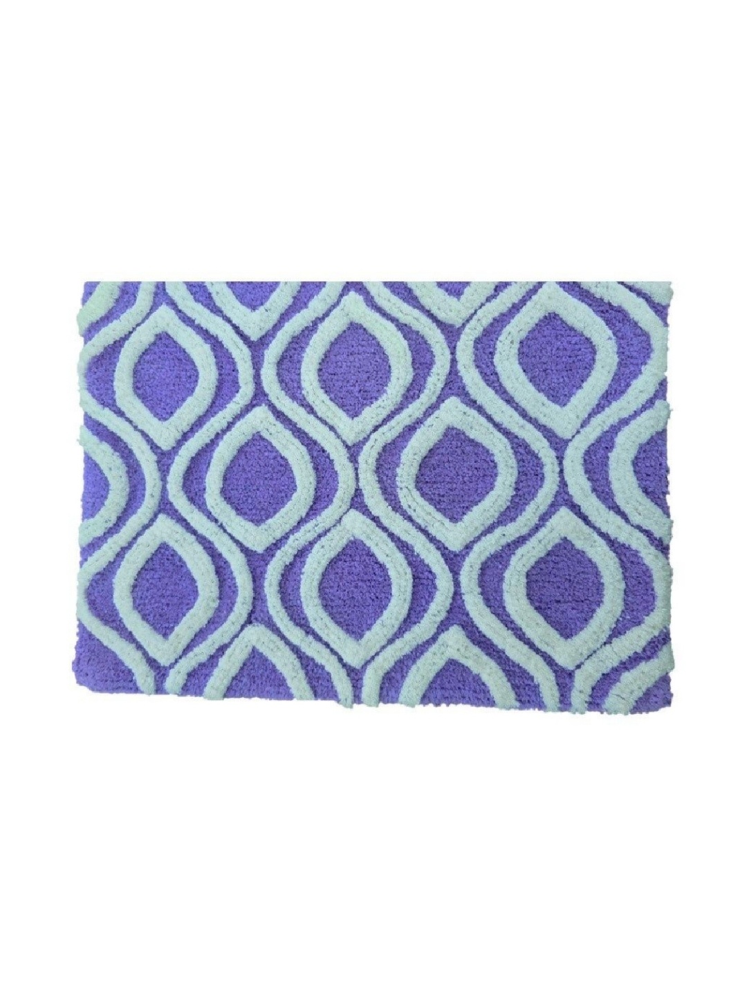 

Aura Purple & Blue Textured 1800 GSM Anti skid Bath Rugs