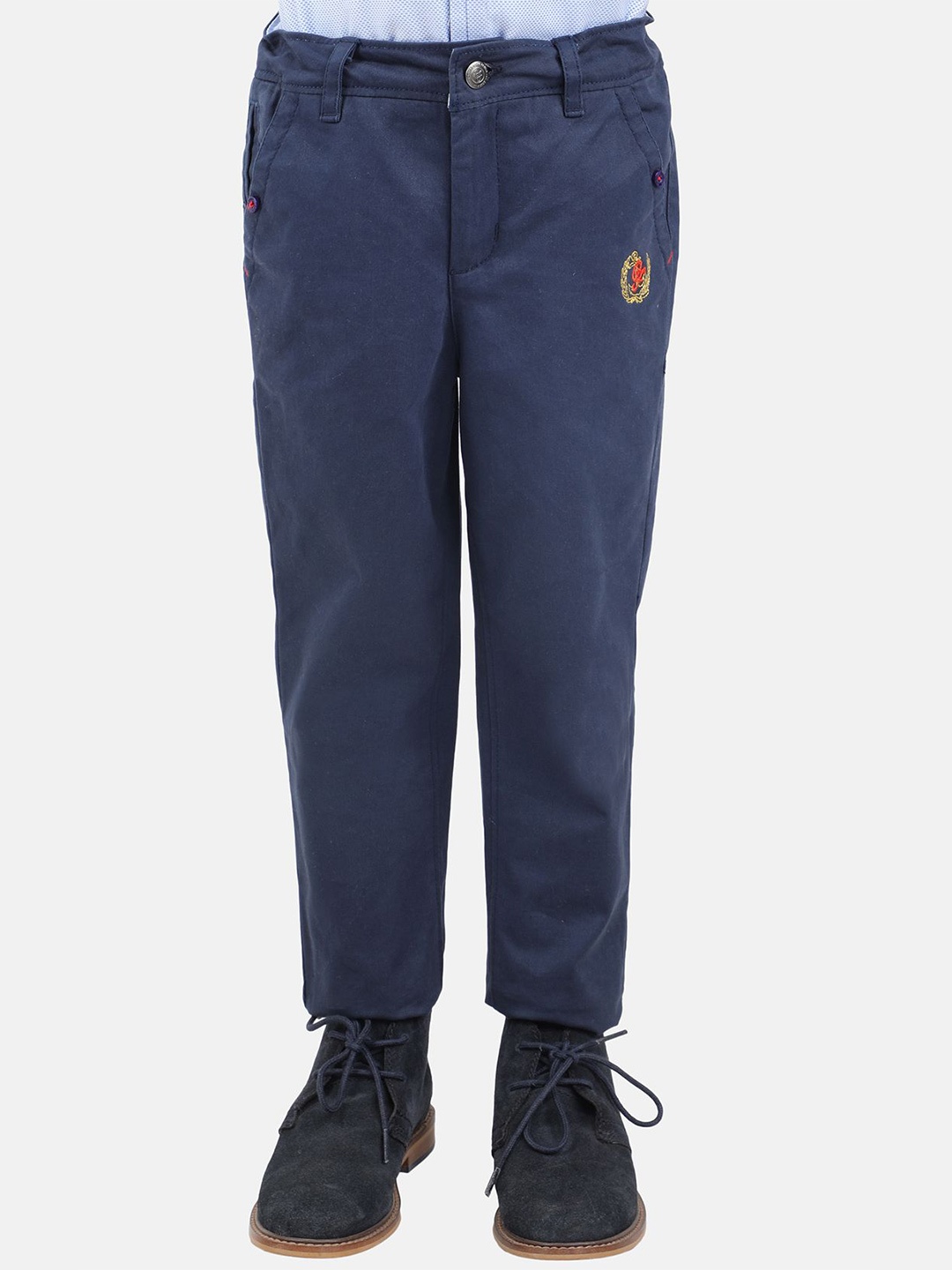 

One Friday Boys Navy Blue OF logo Trouser