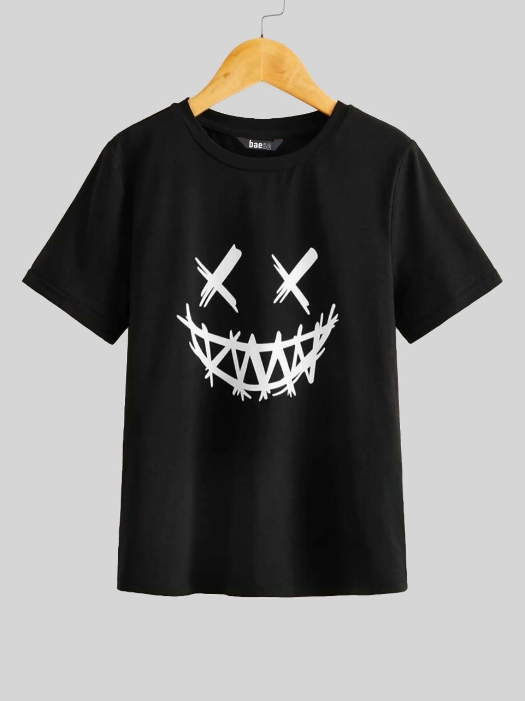 

Dagcros Boys Graphic Printed Cotton Casual T-shirt, Black