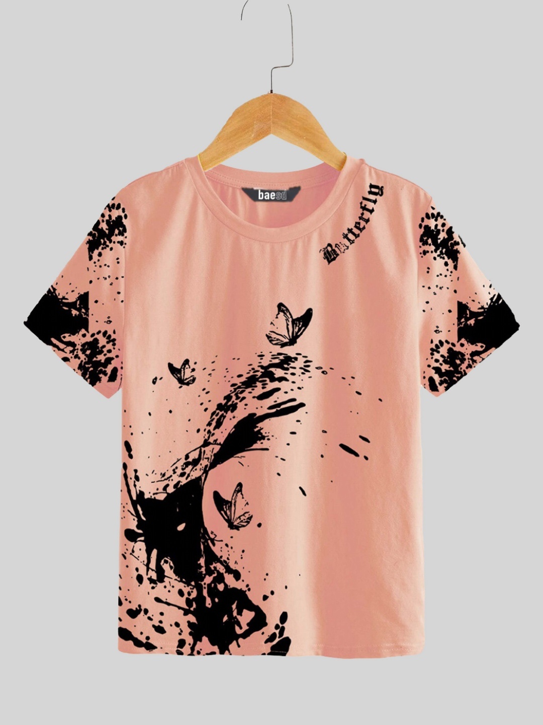 

Dagcros Boys Printed T-shirt, Pink
