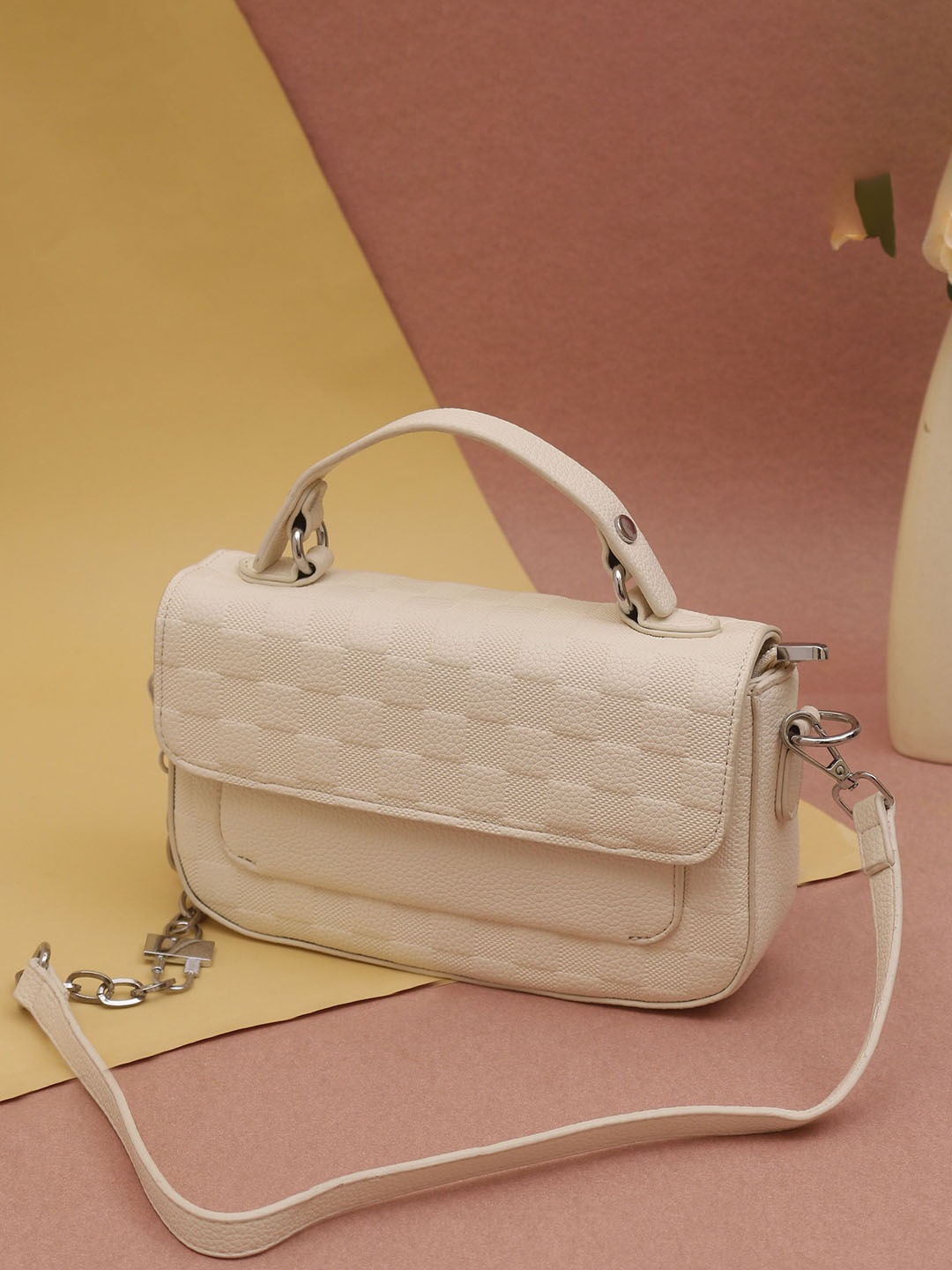 

TREASO CLOSET Dixie Sling Bag, Off white