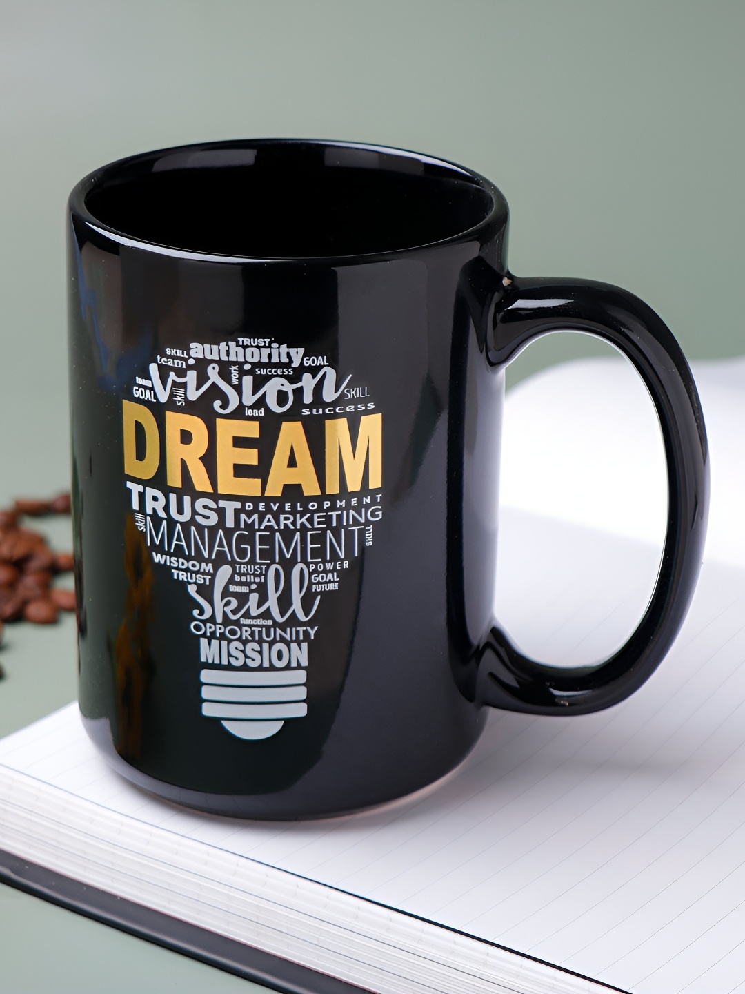 

Archies Black & White Printed Ceramic Matte Mug