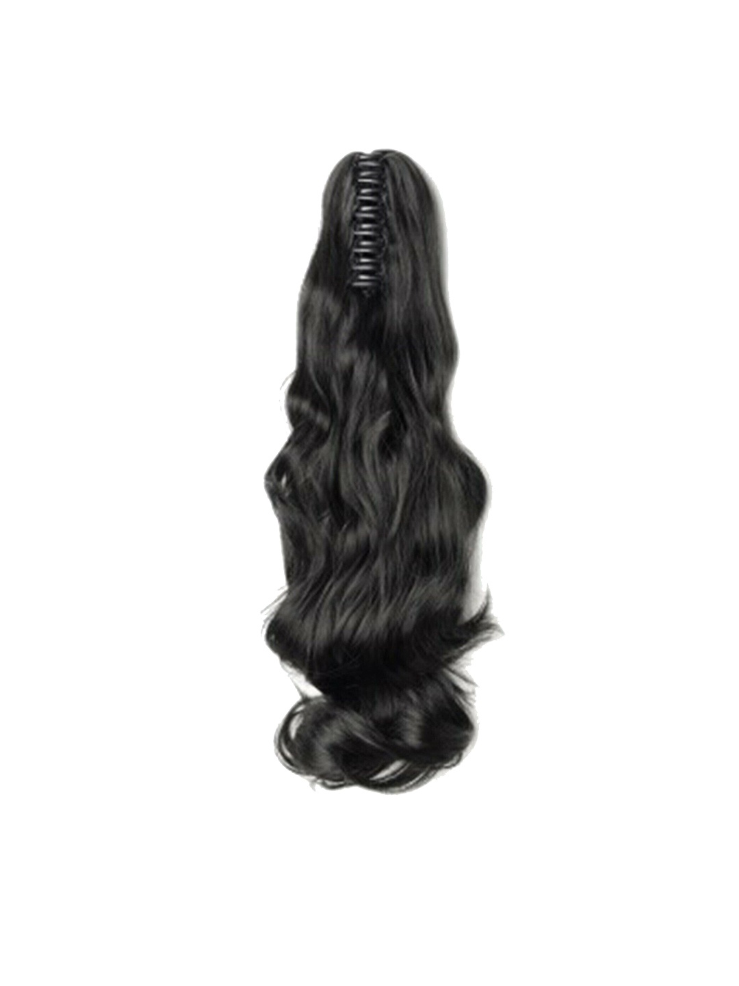 

CRIBE Clip-In Ponytail Wavy Hair Extension - Black - 18 Inch