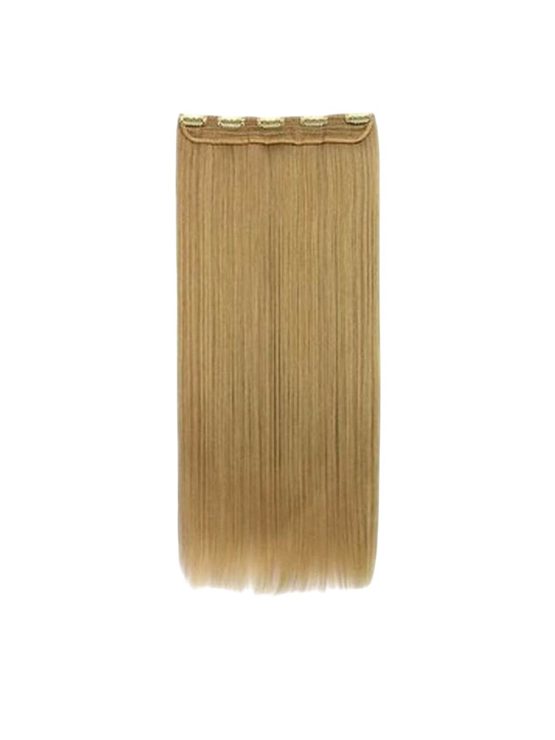 

CRIBE 5-Clip In Scalp Topper Straight Hair Extension - Golden - 24 Inch, Gold