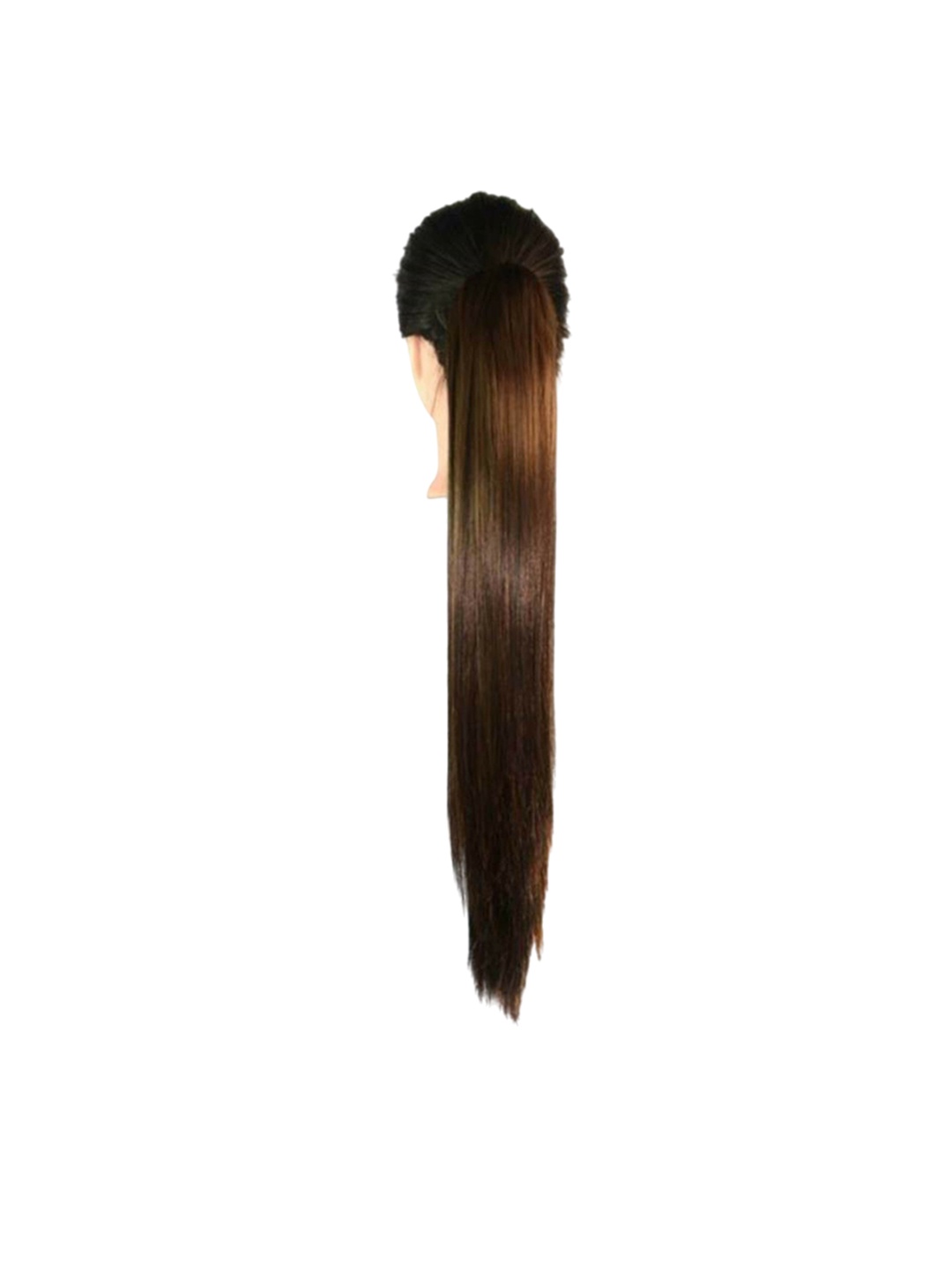 

CRIBE Clip-In Ponytail Straight Hair Extension - Brown- 20 Inch